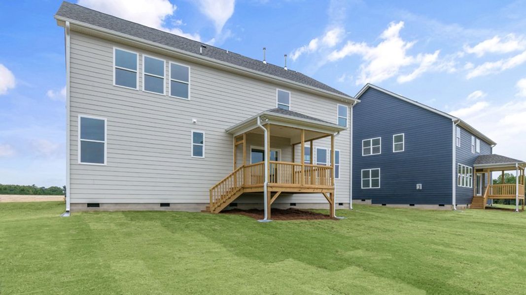 Representative exterior details of a home built from the Norman by D.R. Horton in Kalas Falls, Wake Forest (Image 21). Representative exterior details of a home built from the Norman by D.R. Horton in Kalas Falls, Wake Forest (Image 21).