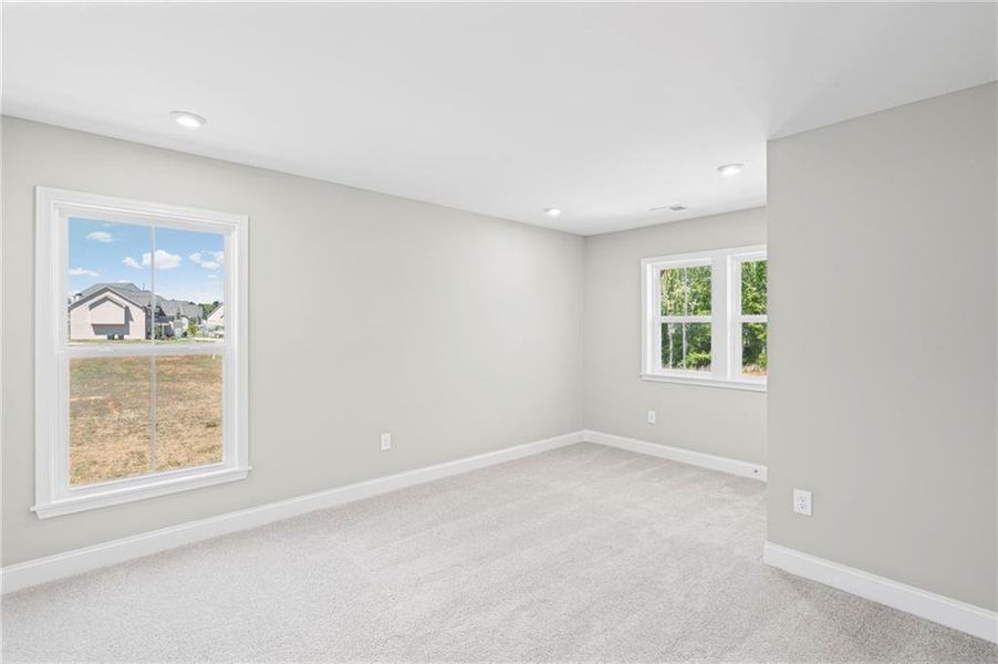 Spacious, unfurnished interior of a new home in Hidden Fields, Hoschton (Image 21). Spacious, unfurnished interior of a new home in Hidden Fields, Hoschton (Image 21).