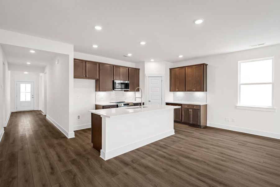 Representative furnished interior of a home built from the The Cottonwood E by Davidson Homes LLC in Woods Crossing, Gallatin (Image 5).