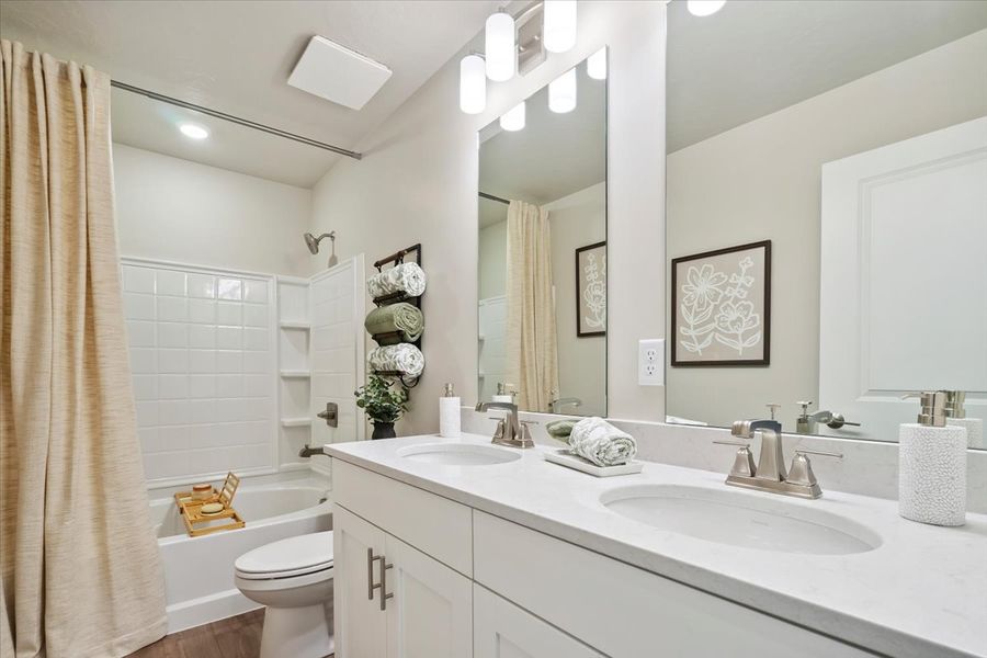Furnished interior view inside a new home in Bradley Heights, Colorado Springs (Image 18).