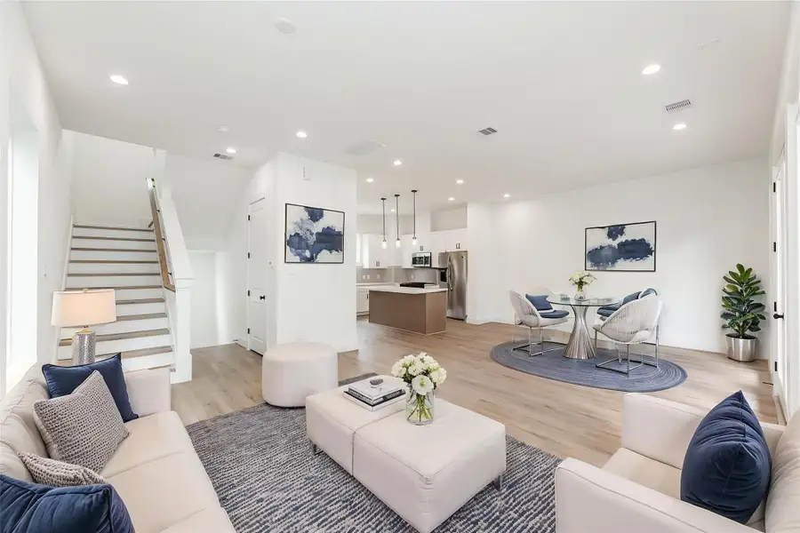 Furnished interior view inside a new home in , Houston (Image 3).