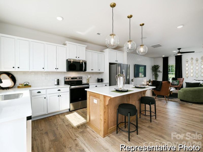 Furnished interior view inside a new home in , Charlotte (Image 7).