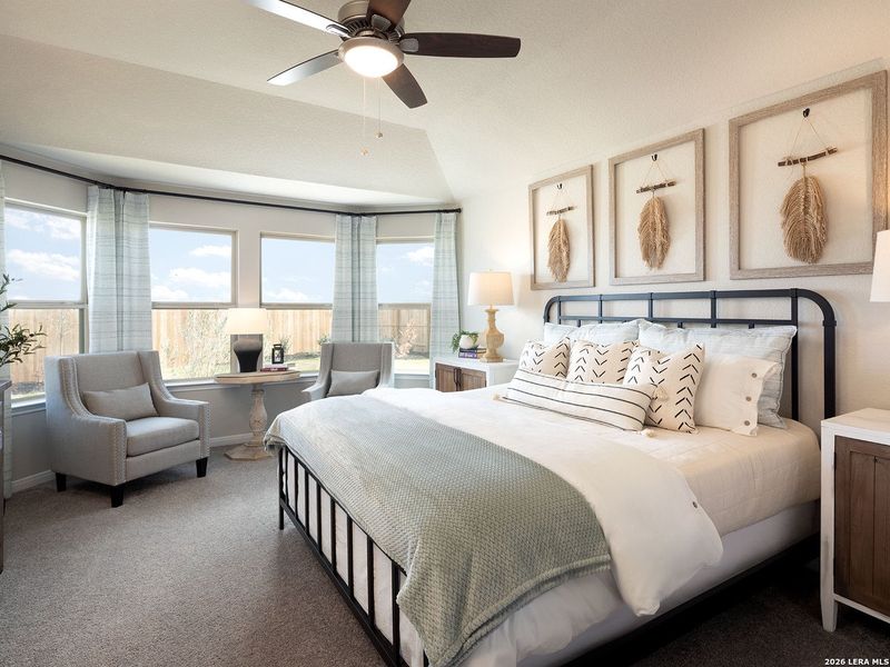 Furnished interior view inside a new home in Comanche Ridge, San Antonio (Image 6).