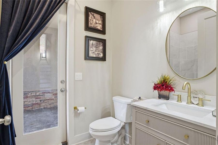 Furnished interior view inside a new home in , Clarkesville (Image 52).
