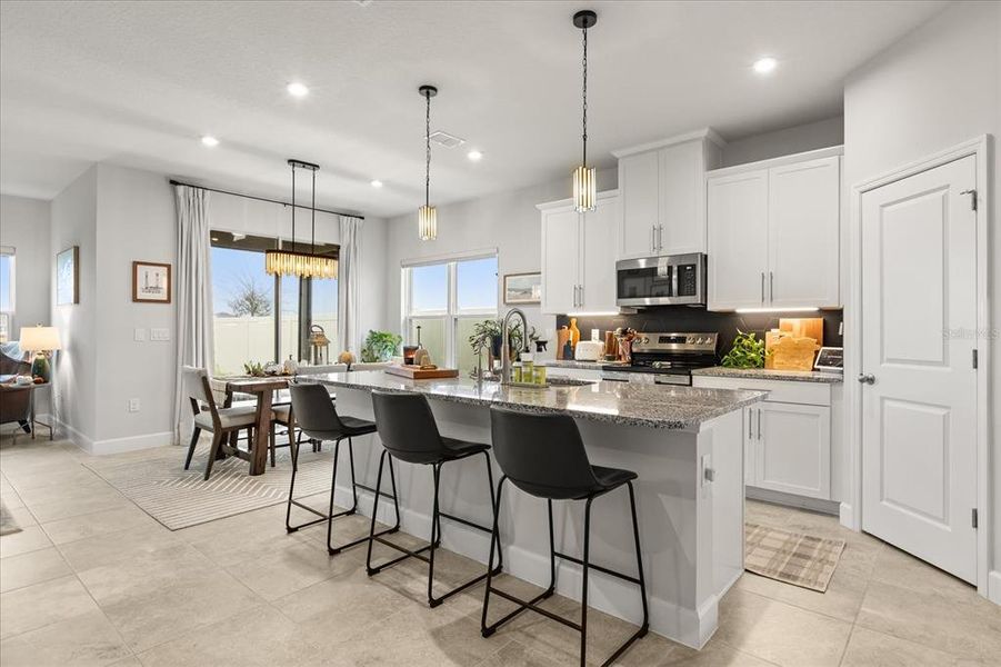 Furnished interior view inside a new home in , St. Cloud (Image 17).