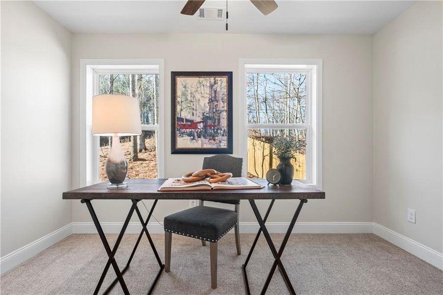 Furnished interior view inside a new home in , Gainesville (Image 39).