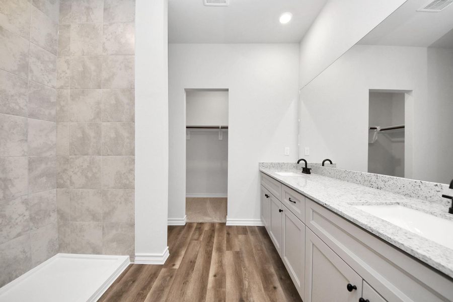 Furnished interior view inside a new home in The Enclave at Spring Branch, Montgomery (Image 11).