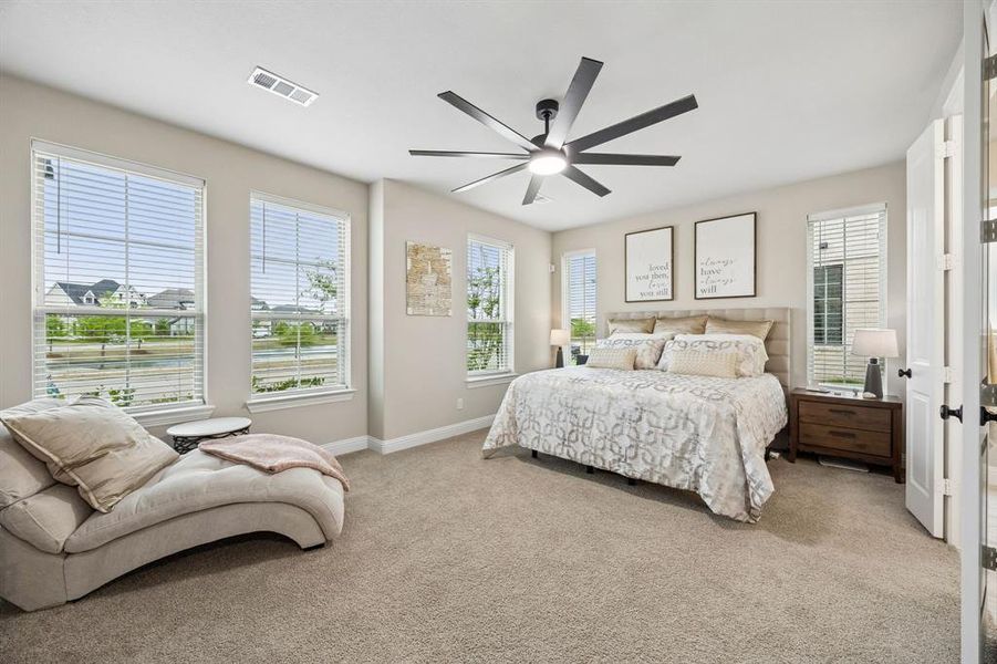 Furnished interior view inside a new home in , Fate (Image 18).