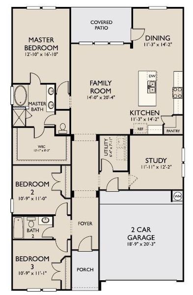 The Edison Floor Plan