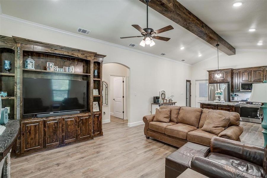 Furnished interior view inside a new home in , Perrin (Image 27).