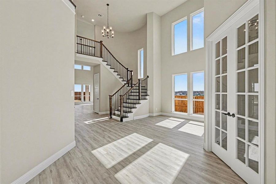 Spacious, unfurnished interior of a new home in Malabar Hill, Prosper (Image 16). Spacious, unfurnished interior of a new home in Malabar Hill, Prosper (Image 16).