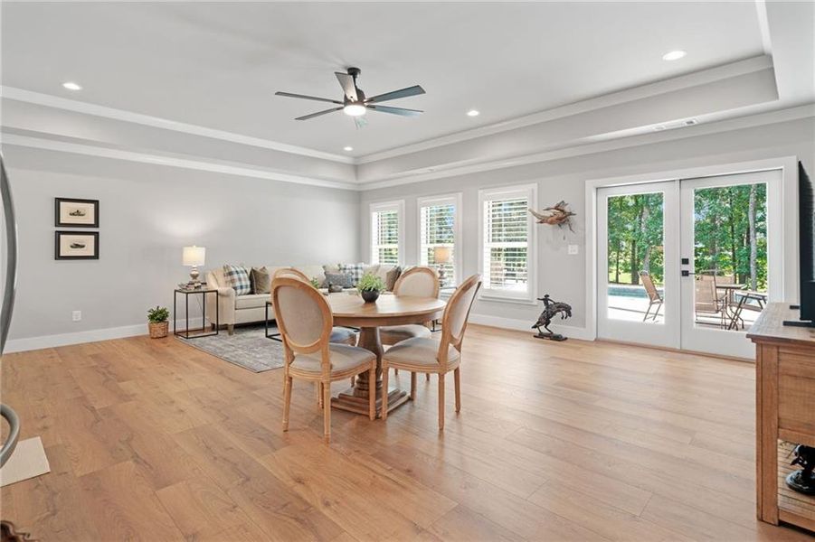 Furnished interior view inside a new home in , Woodstock (Image 10). Furnished interior view inside a new home in , Woodstock (Image 10).