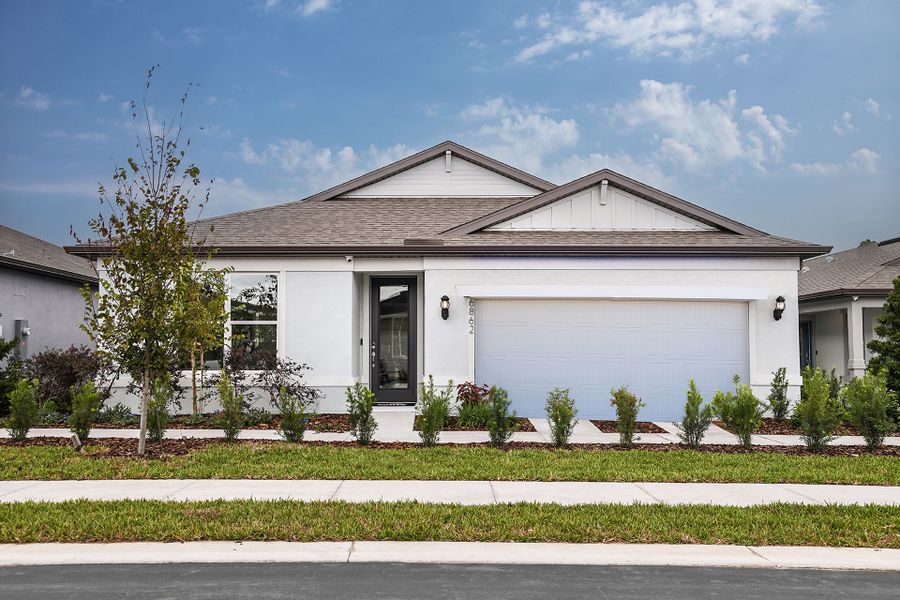 Representative exterior photo of a completed home built from the Heston by Del Webb in Del Webb Stone Creek, Ocala, FL (Image 2).