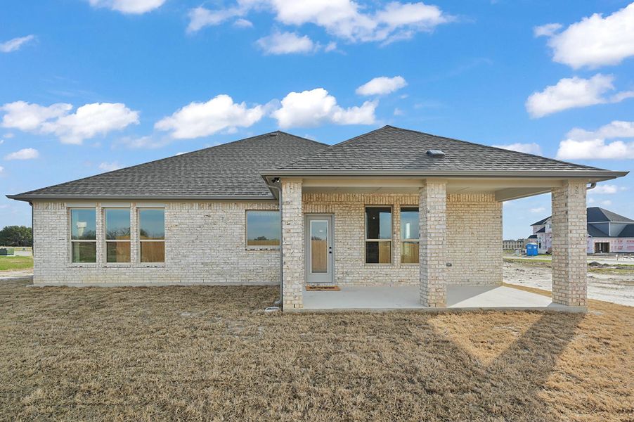 Exterior details and patio area of a home in Wellborn Settlement, College Station (Image 2). Exterior details and patio area of a home in Wellborn Settlement, College Station (Image 2).