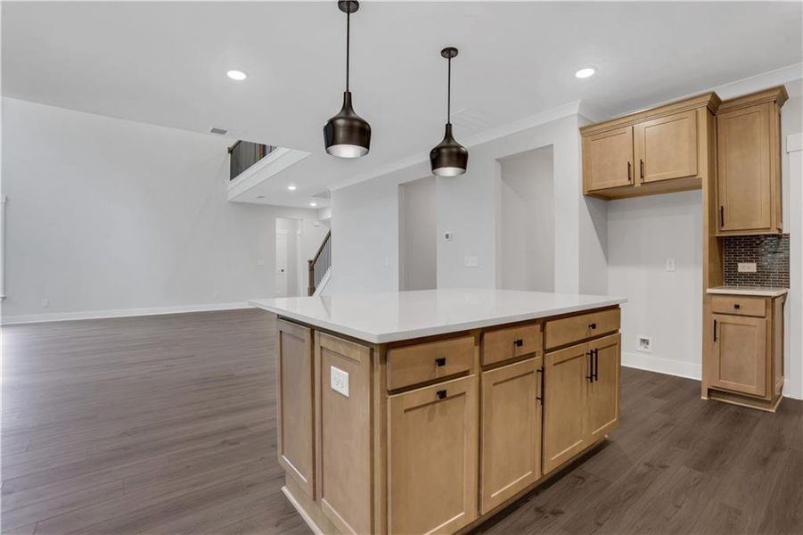 Furnished interior view inside a new home in Arbor West, Dawsonville (Image 6).