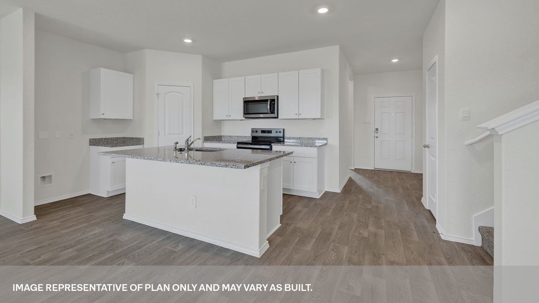 Representative furnished interior of a home built from the The Midland by D.R. Horton in Arroyo Ranch, Seguin (Image 5).