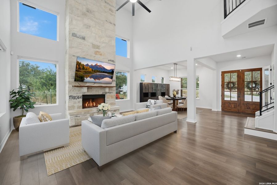 Furnished interior view inside a new home in , San Antonio (Image 12).
