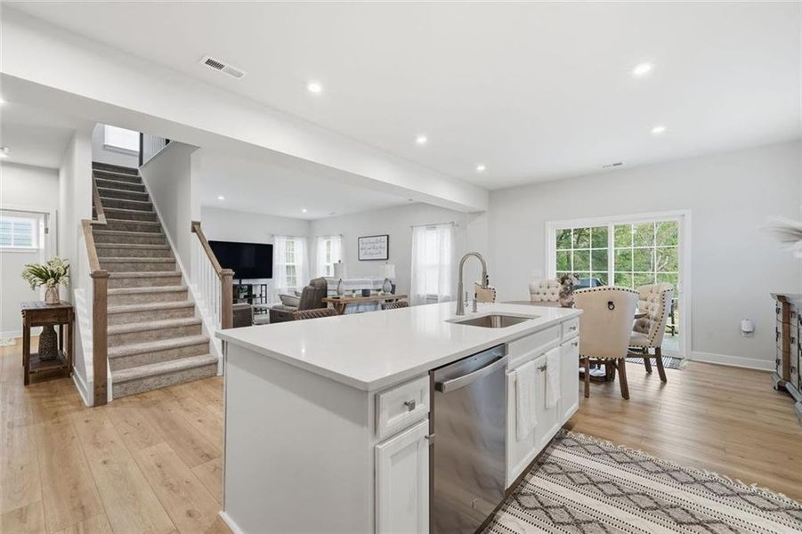 Furnished interior view inside a new home in , Calhoun (Image 7).