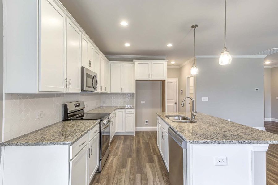 Representative furnished interior of a home built from the Dogwood by Caviness & Cates Communities in Maggie Way, Wendell (Image 160).