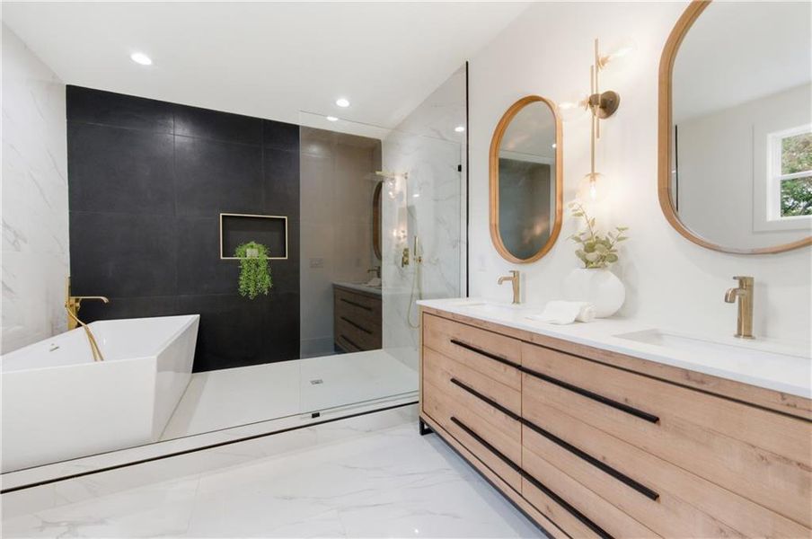 Furnished interior view inside a new home in , Atlanta (Image 32). Furnished interior view inside a new home in , Atlanta (Image 32).