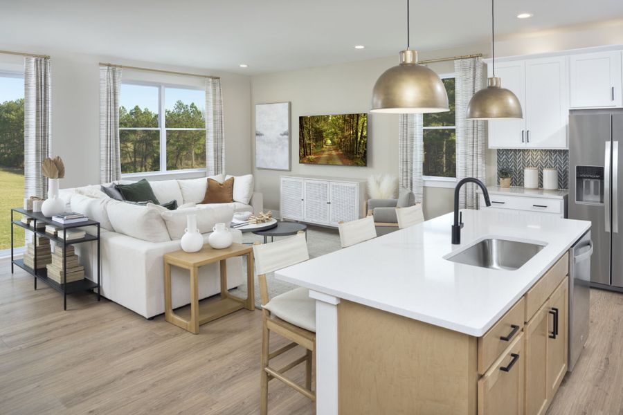 Representative furnished interior of a home built from the Glades by Mattamy Homes in Bloom, Fuquay Varina (Image 5).