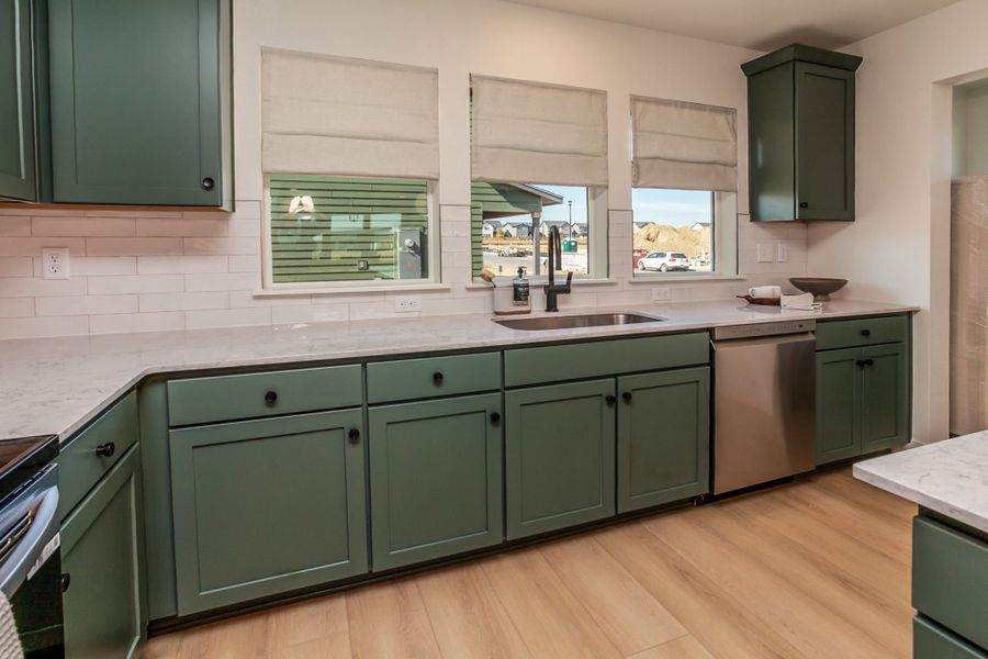 Representative furnished interior of a home built from the Marigold by Hartford Homes in Bloom, Fort Collins (Image 22).