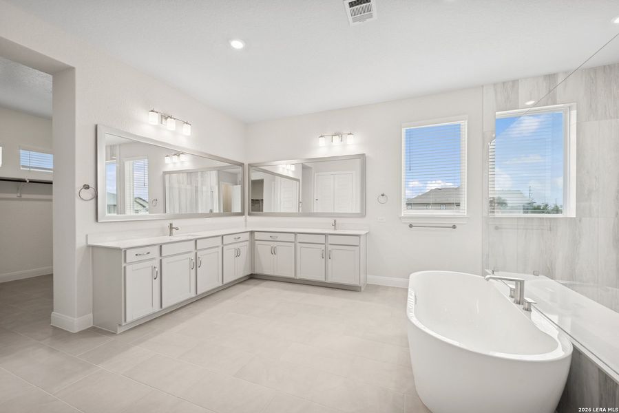 Furnished interior view inside a new home in Megans Landing – Half-Acre Homesites, Castroville (Image 7). Furnished interior view inside a new home in Megans Landing – Half-Acre Homesites, Castroville (Image 7).