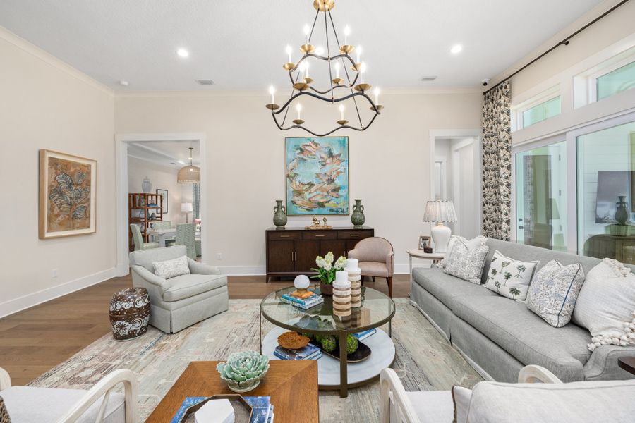 Representative furnished interior of a home built from the Avondale II by Riverside Homes in Hidden Creek at SilverLeaf, St. Augustine (Image 53). Representative furnished interior of a home built from the Avondale II by Riverside Homes in Hidden Creek at SilverLeaf, St. Augustine (Image 53).