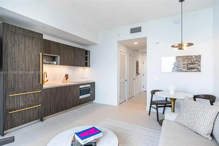 Furnished interior view inside a new home in , Miami (Image 17).