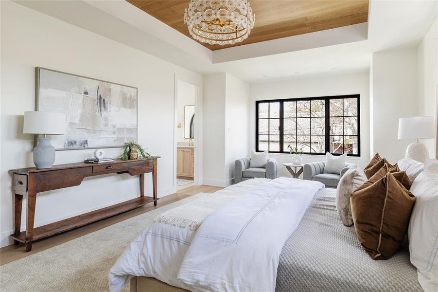 Furnished interior view inside a new home in , Dallas (Image 31).