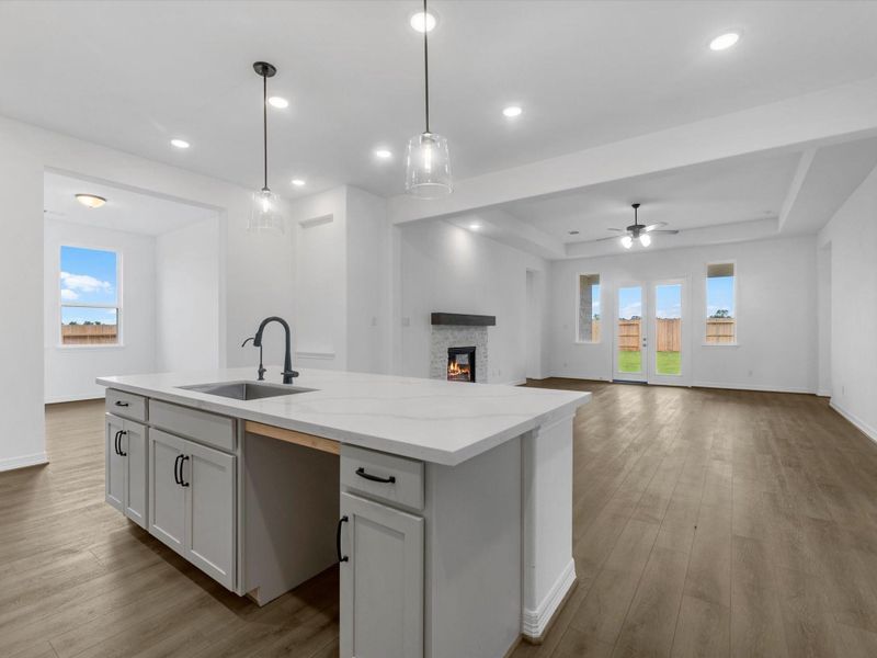 Furnished interior view inside a new home in Wildrye, Waller (Image 6).