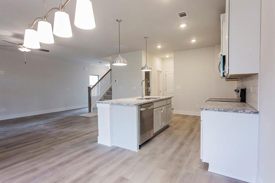 Furnished interior view inside a new home in , Buford (Image 7).