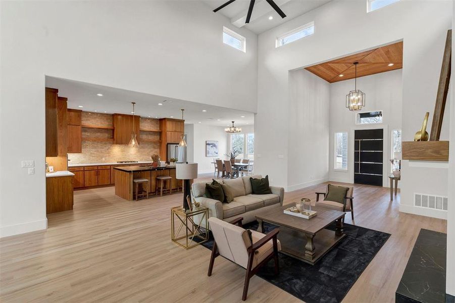 Furnished interior view inside a new home in , Willow Park (Image 14).