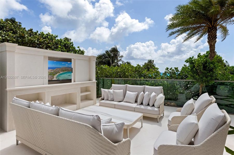 Exterior details and patio area of a home in , Sunny Isles Beach (Image 26).
