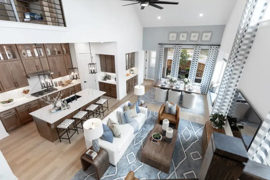 Representative Family Room - some options shown