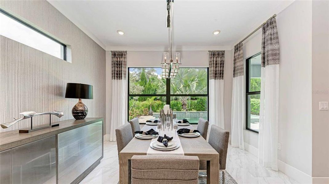 Furnished interior view inside a new home in Cresswind Lakewood Ranch, Lakewood Ranch (Image 11). Furnished interior view inside a new home in Cresswind Lakewood Ranch, Lakewood Ranch (Image 11).