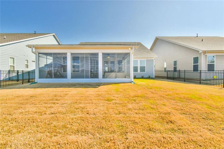 Exterior details and patio area of a home in , Hoschton (Image 23).