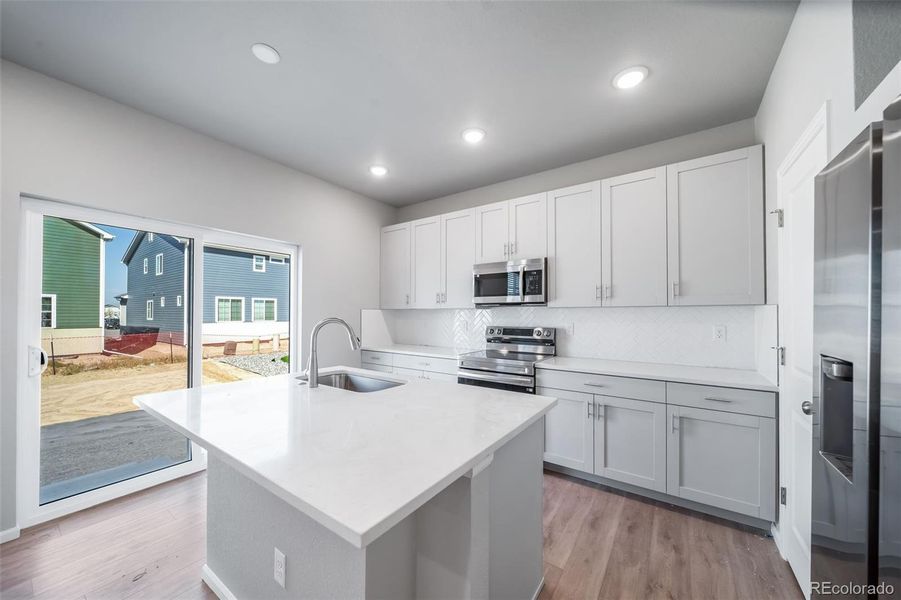 Furnished interior view inside a new home in , Aurora (Image 28). Furnished interior view inside a new home in , Aurora (Image 28).