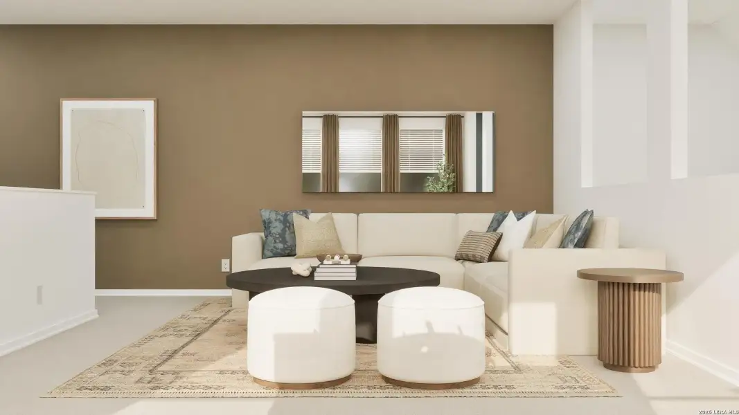 Furnished interior view inside a new home in Brookmill, San Antonio (Image 26).