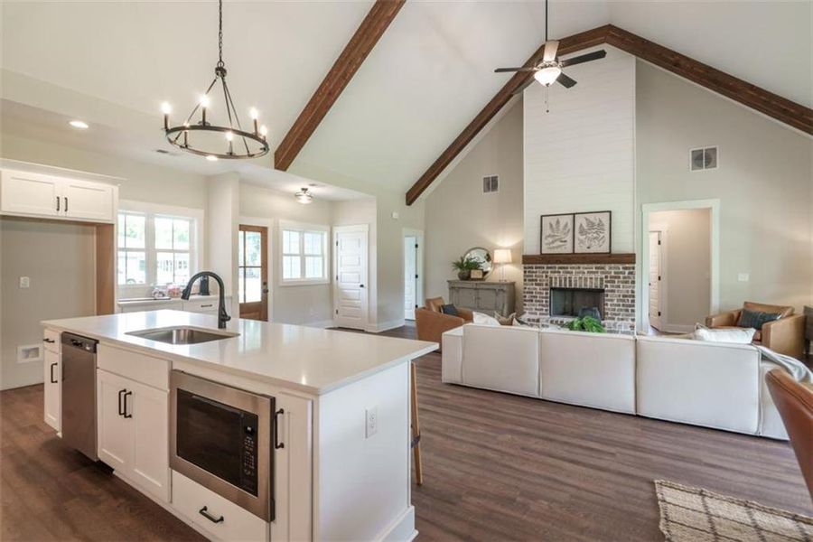 Furnished interior view inside a new home in , Social Circle (Image 7).