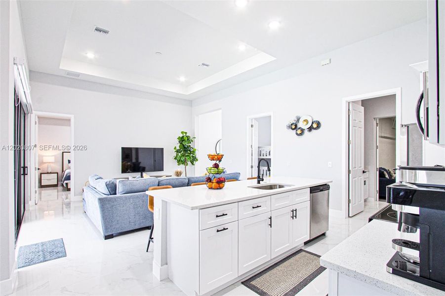 Furnished interior view inside a new home in , Cape Coral (Image 9).