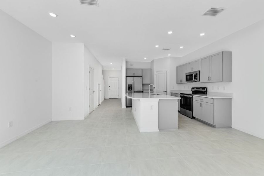 Furnished interior view inside a new home in Vinterra Townhomes, Nokomis (Image 5).