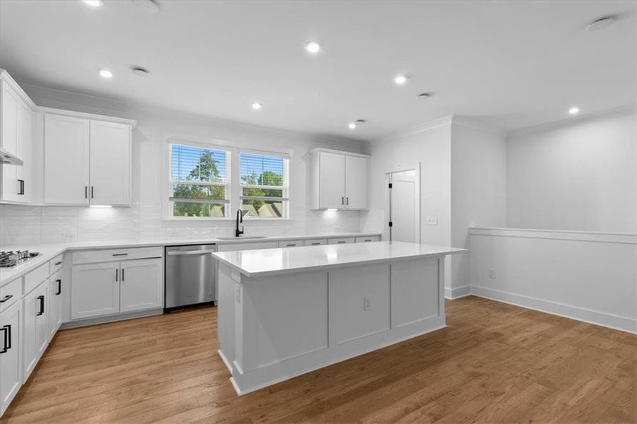 Furnished interior view inside a new home in , Decatur (Image 9).
