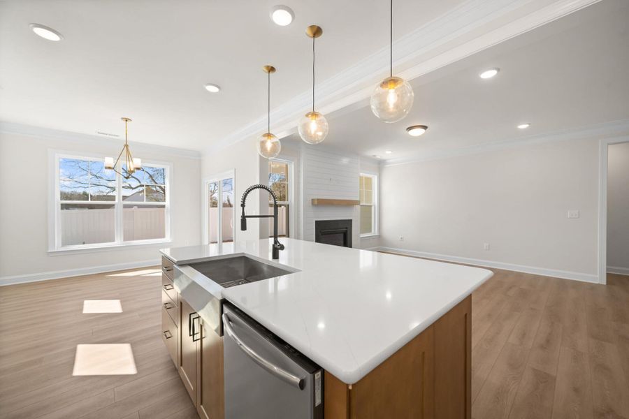 Furnished interior view inside a new home in Grove Park, Clemmons (Image 8).