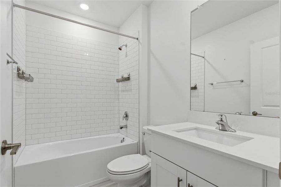 Furnished interior view inside a new home in Two Rivers, Zephyrhills (Image 9). Furnished interior view inside a new home in Two Rivers, Zephyrhills (Image 9).