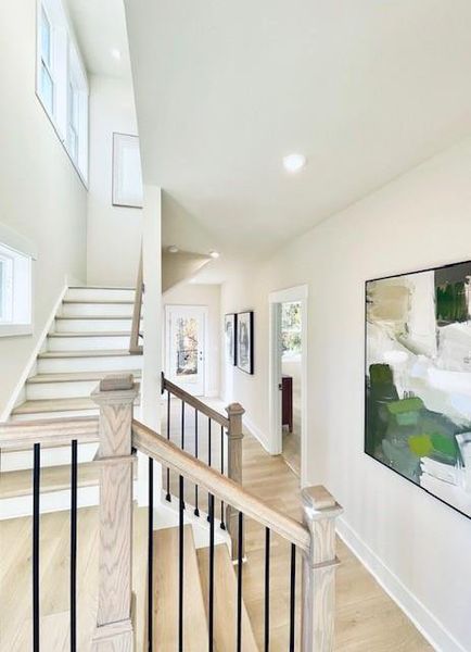 Furnished interior view inside a new home in Towne Village at Suwanee Dam, Sugar Hill (Image 10).