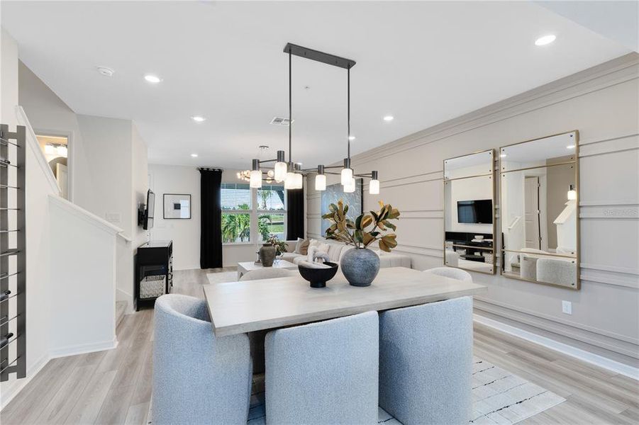 Furnished interior view inside a new home in EverBe, Orlando (Image 13).