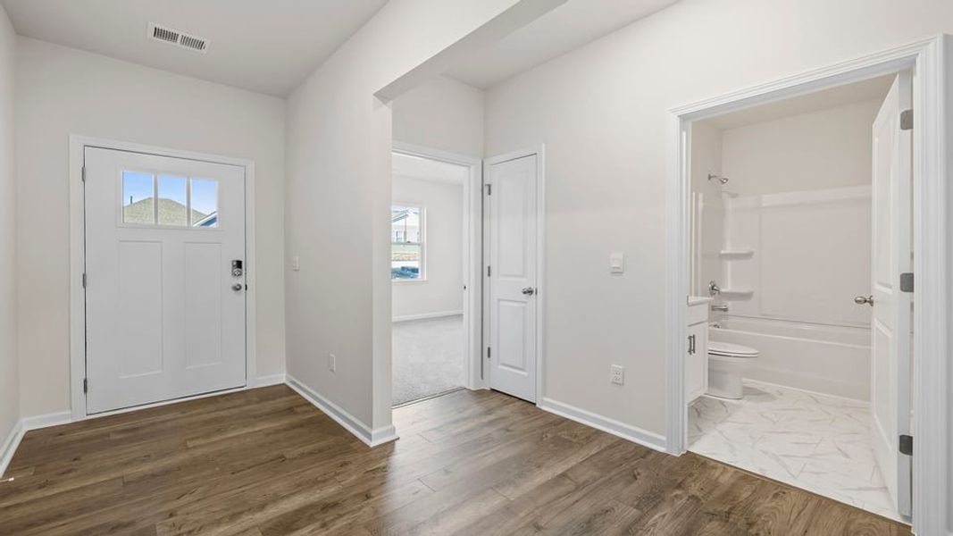 Spacious, unfurnished interior of a new home in Bentley Park, Greenwood (Image 10). Spacious, unfurnished interior of a new home in Bentley Park, Greenwood (Image 10).
