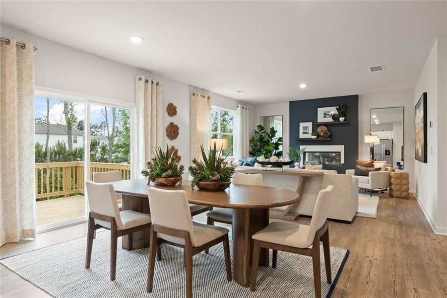 Furnished interior view inside a new home in Hawthorne Reserve, Dallas (Image 5).