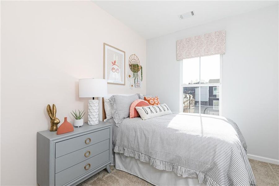 Furnished interior view inside a new home in , Powder Springs (Image 16).